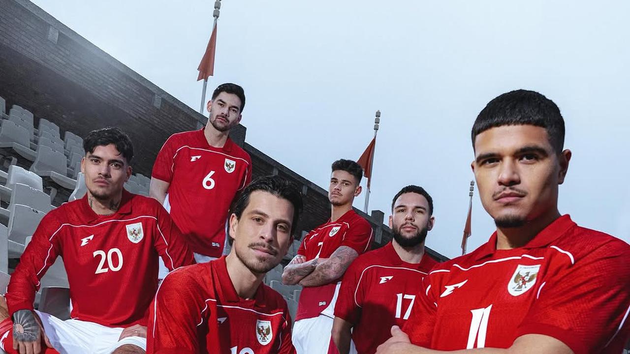 Potret Jersey Baru Timnas Indonesia