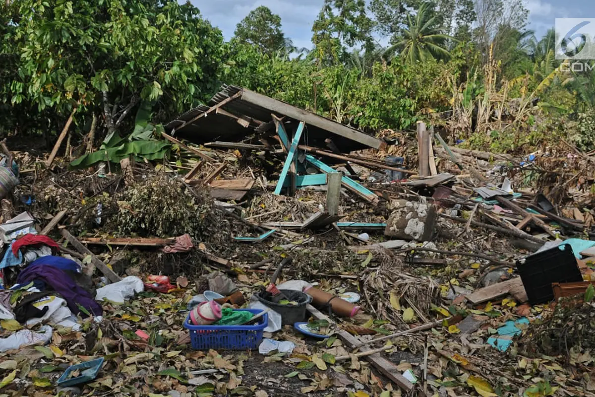 Penampakan Pulau Sebesi Pasca Tsunami Selat Sunda