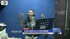 Komika Stand Up Jarwo Kwat, Cing Abdel, dan Mo Sidik, akan bernyanyi di Konser Raya 24 Tahun Indosiar Luar Biasa.