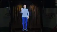 Penampakan hologram Jokowi (Liputan6.com/Putu Merta)