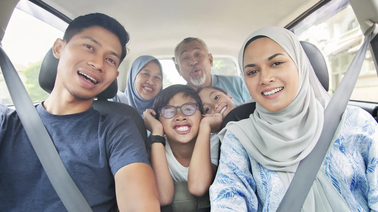 Ilustrasi mudik.