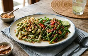 Resep Buncis Dua Rasa, Pedas dan Kriuk yang Anti Gagal