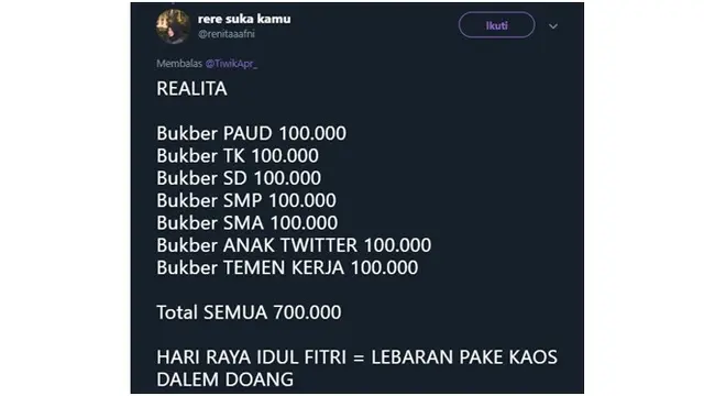 Belum Mulai Puasa, Netizen Ini Hitung Rencana Bukber yang Bikin Nyesek