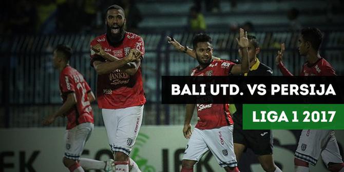 VIDEO: Highlights Liga 1 2017, Bali United vs Persija Jakarta 2-1