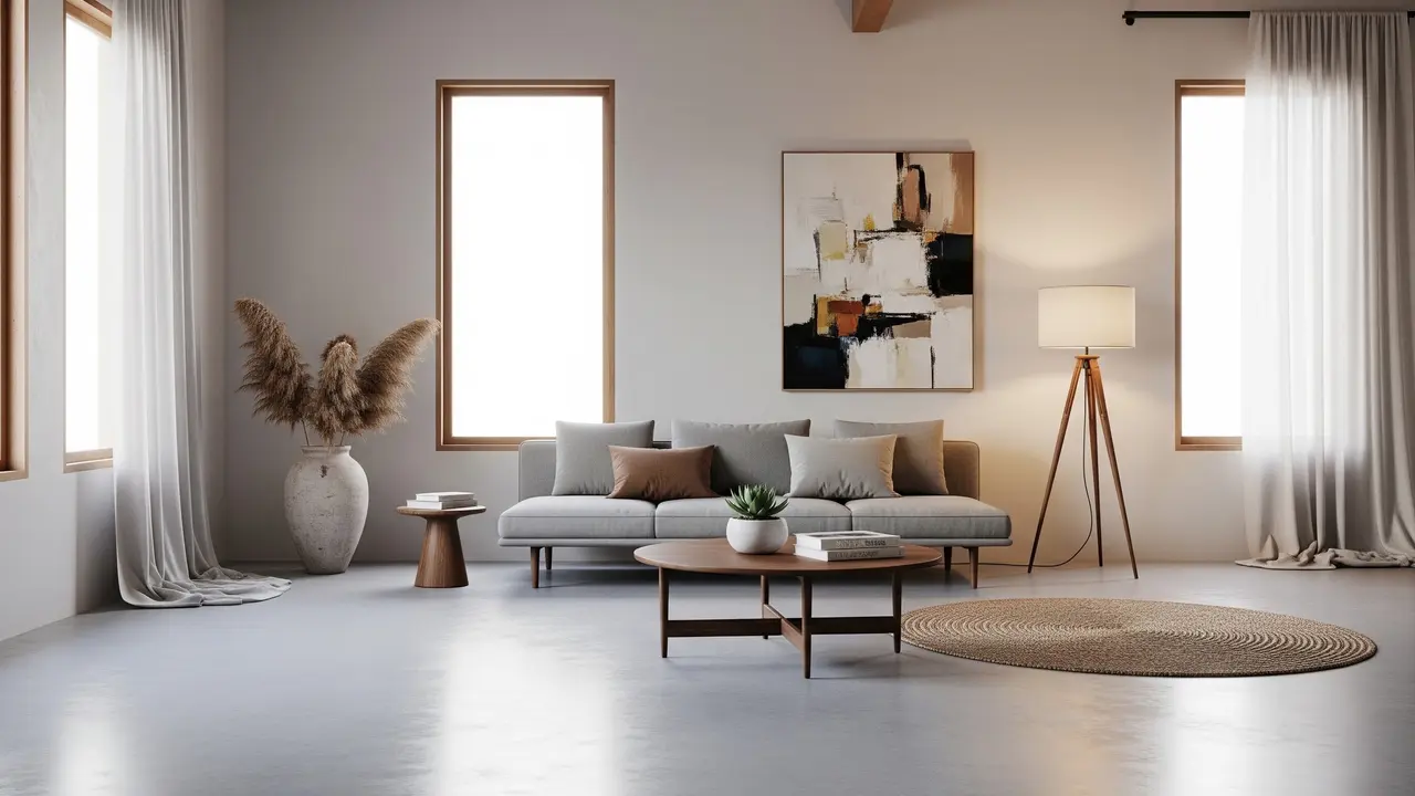 Ruangan dengan Lantai Semen