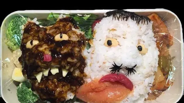 Bekal makanan serem (Sumber: Twitter/fayuliana)