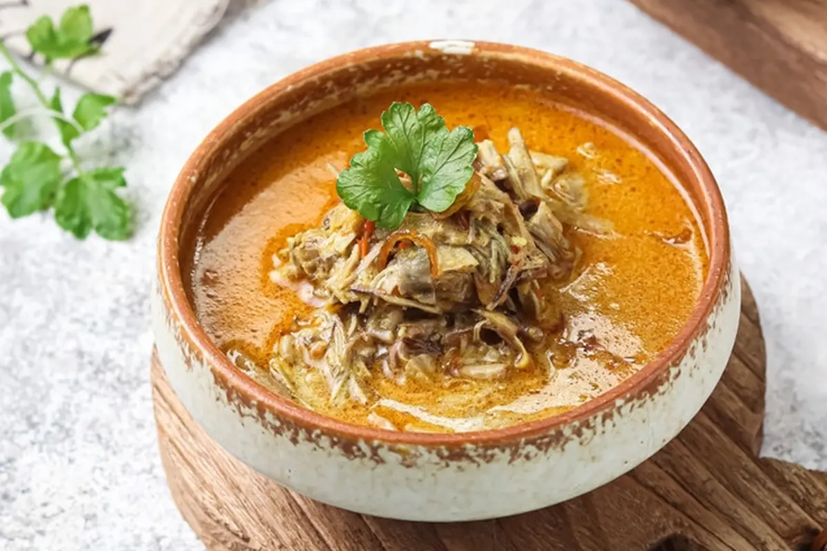 sayur santan jantung pisang