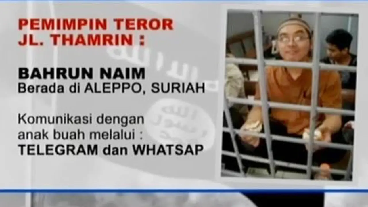 VIDEO: BNPT Duga Kuat Bahrun Naim Otak Teror Thamrin