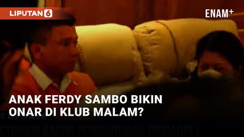 VIDEO: Geger! Jefri Nichol Sebut Anak Ferdy Sambo Bikin Onar di Klub Malam
