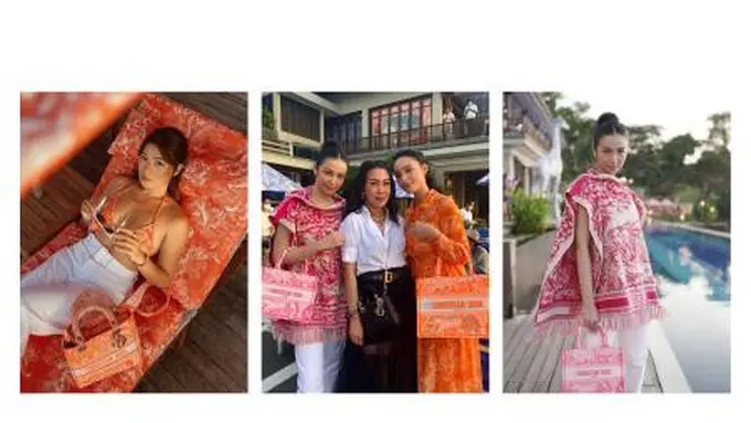 Adu Gaya Selebriti Tanah Air Kenakan Dior di Bali, Mulai dari Tatjana Saphira hingga Velove Vexia