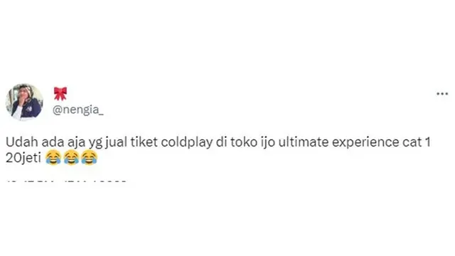 8 Cuitan Netizen Usai Tiket Coldplay Rp 11 Juta Sold Out, Bikin Melongo