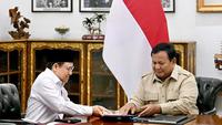 Menteri Koordinator Pemberdayaan Masyarakat Muhaimin Iskandar atau Cak Imin Bertemu Presiden Prabowo Subianto