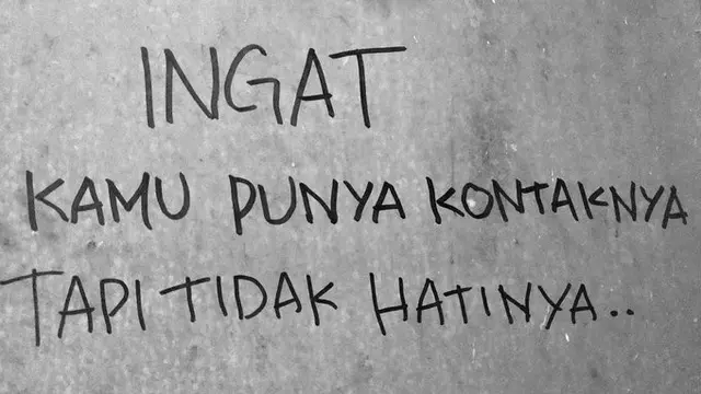 6 Coretan Patah Hati di Tembok Ini Bikin Nyesek Bacanya, Galau Banget