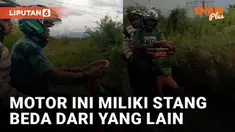 Sepeda motor ini miliki stang yang unik dan kreatif mengundang perhatian