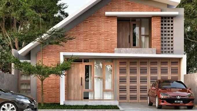 Rumah Minimalis Type 36 Merah Bata