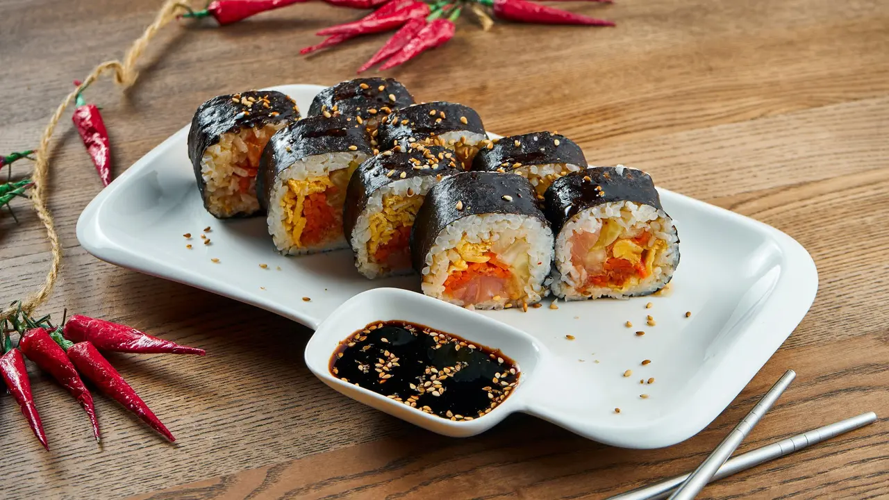 kimbap tanpa sayur