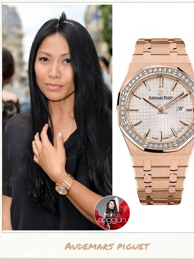 Koleksi Jam Tangan Mewah Anggun C Sasmi (sumber: instagram/@fashion.anggun)
