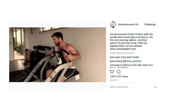 Chris Hemsworth (Foto: Instagram/chrishemsworth)