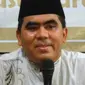 Anak Kh Maimun Zubair, Dr KH Abdul Ghofur atau Gus Gofur mengisi kajian agama di Provinsi Riau. (Liputan6.com/Istimewa/M Syukur)