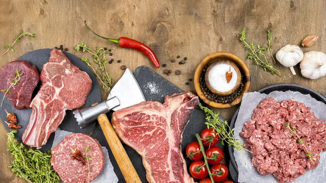 Ilustrasi Makanan Tinggi Purin