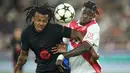 Di babak kedua, kedua tim tampil agresif, AS Monaco dan Barcelona sama-sama memiliki sejumlah peluang berbahaya. (AP Photo/Laurent Cipriani)