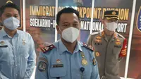 Kepala Kantor Imigrasi Khusus Kelas I TPI Soekarno-Hatta, Romi Yudianto. (Liputan6.com/Pramita Tristiawati)