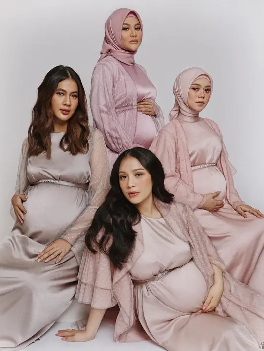 Nagita Slavina, Paula Verhoeven, Lesti Kejora, Aurel Hermansyah (Instagram/raffinagita1717)