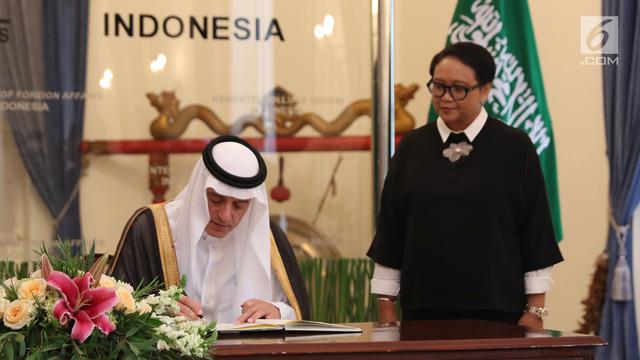 Menlu Retno Lakukan Pertemuan Bilateral Dengan Menlu Arab Saudi
