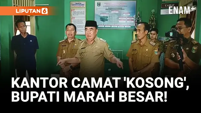 VIDEO: Bupati Tanggamus Lampung Murka saat Sidak ke Kecamatan!
