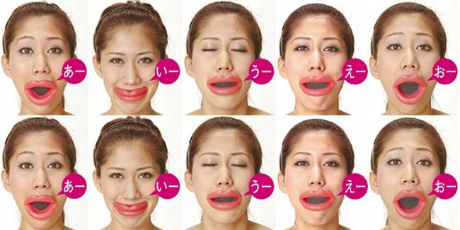 Gerakan senam bibir | (c) japantrendshop.com
