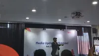Vice President Home Broadband and FMC Concumer Marketing Telkomsel, Dedi Suherman, dalam acara Media Gathering Telkomsel di Denpasar, Bali, Rabu (26/7/2023). Liputan6.com/Iskandar