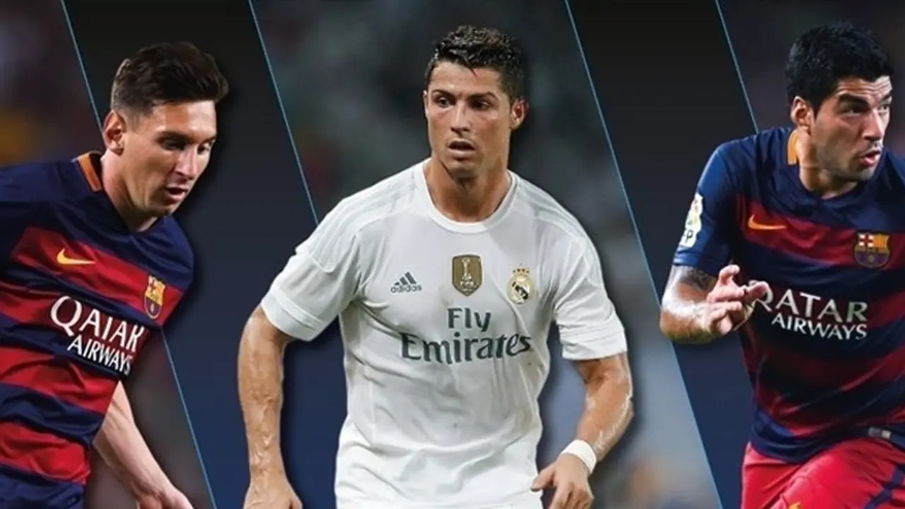 Lionel Messi, Cristiano Ronaldo, Luis Suarez