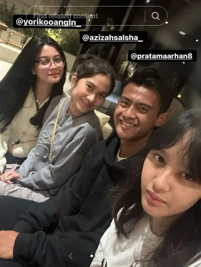 6 Potret Pratama Arhan Gabung Circle Pertemanan Azizah, Dipanggil 'Mas Jawa'