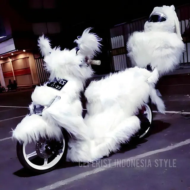 10 Potret Modifikasi Motor Ceper, Pasti Paling Takut dengan Polisi
