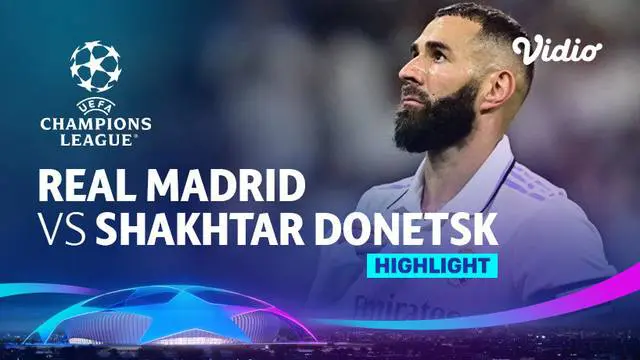 Berita video highlights laga ketiga penyisihan Grup F Liga Champions 2022/2023, antara Real Madrid melawan Shakhtar Donetsk, Kamis (6/10/22).