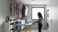 9 Model Ruang Cuci dengan Jemuran Gantung Minimalis, Solusi Efisien untuk Hunian Modern