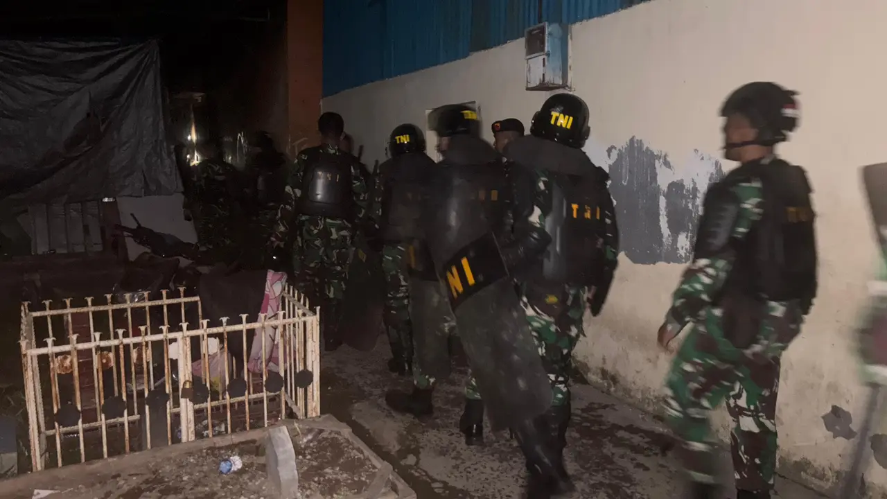 Konflik dan bentrokan antarwarga di Kecamatan Tallo, Kota Makassar, Sulawesi Selatan.