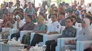Gubernur DKI Jakarta Anies Baswedan menghadiri peluncuran program rumah DP 0 Rupiah di Klapa Village, Pondok kelapa, Jaktim (12/10). Hunian ini untuk memenuhi kebutuhan masyarakat DKI yang berpenghasilan rendah. (Liputan6.com/Herman Zakharia)