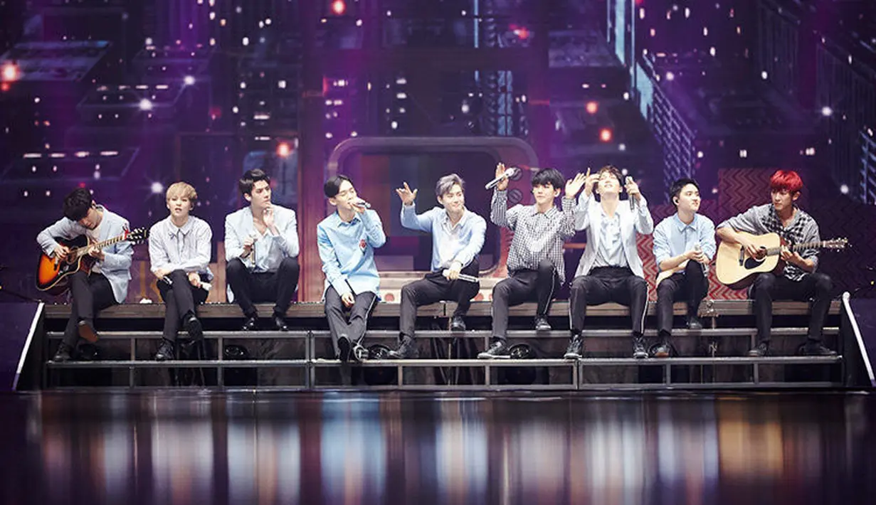 Konser solo EXO yang bertajuk EXO Planet #3 - The EXO'rDIUM jadi konser yang paling ditunggu di tahun 2017. Mereka akan menggelar konser di Meksiko dan Amerika. (foto: cleo.com.sg)
