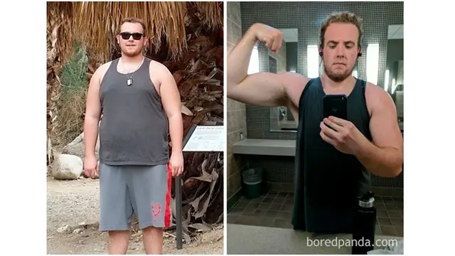 Transformasi 7 Pria Obesitas yang Sukses Diet Ini Bikin Takjub