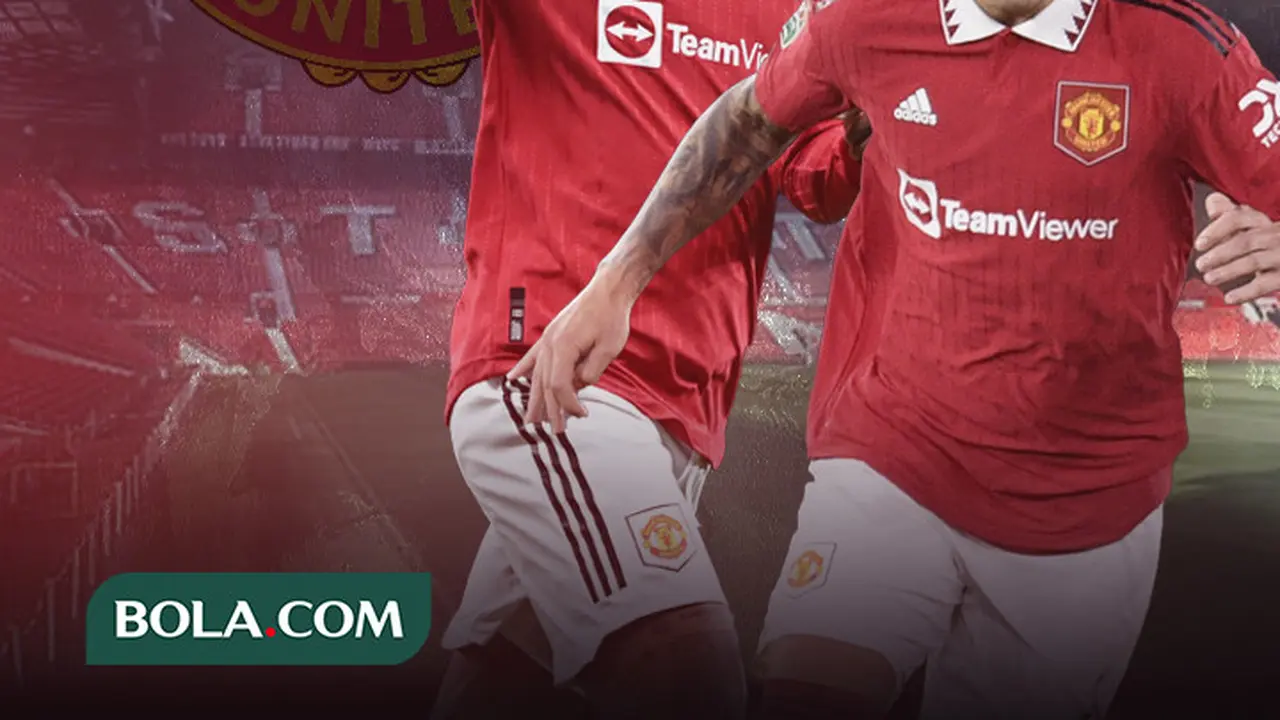 Manchester United - Lisandro Martinez dan Marcus Rashford