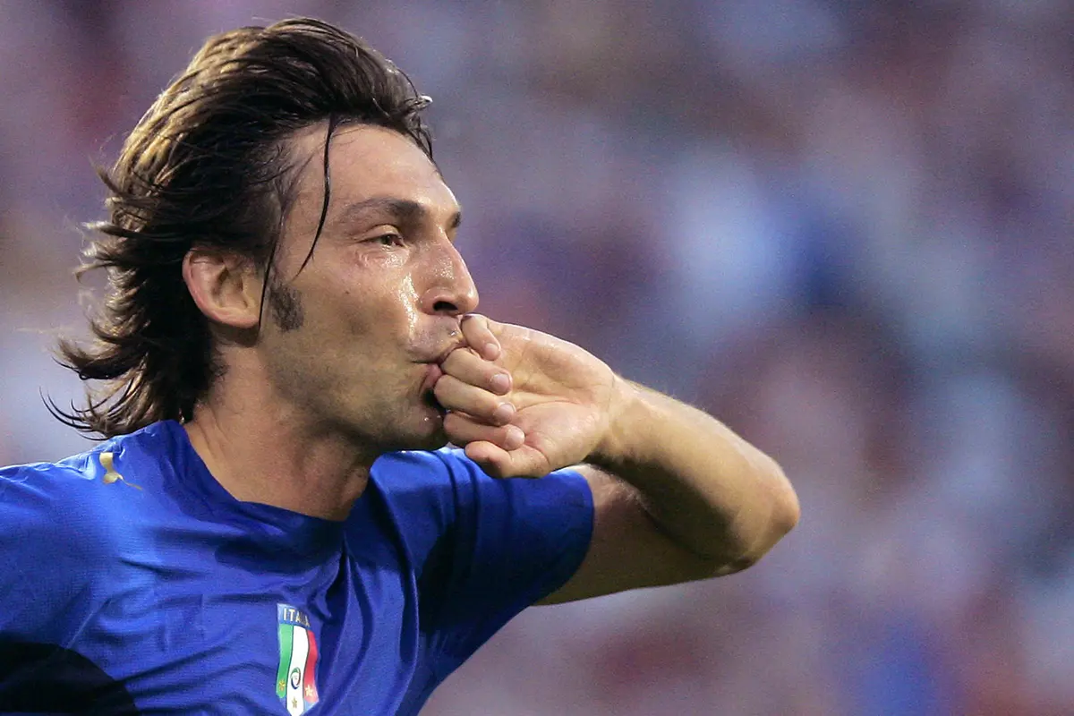 FOTO: Momen Andrea Pirlo Meraih Gelar Piala Dunia 2006