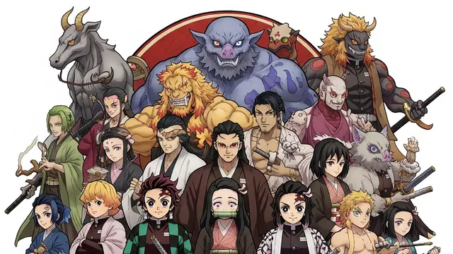 Ilustrasi Karakter Demon Slayer