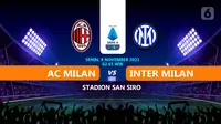 Prediksi AC Milan vs Inter Milan di Liga Italia Serie A. (foto: Liputan6.com/Triyasni)