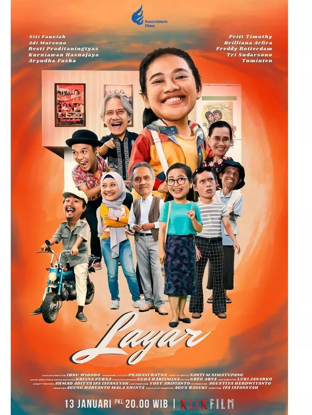 Poster film Layar. (Foto: Dok. Instagram @ozie_zie)