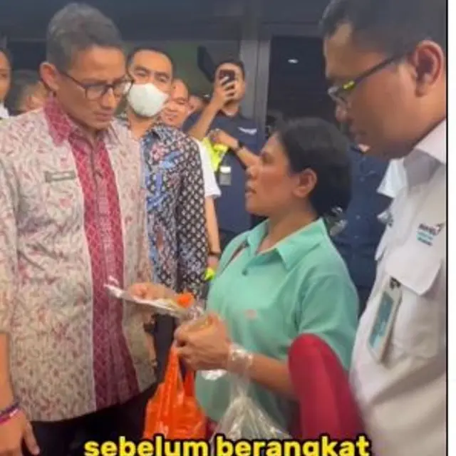 Ikut Pantau Langsung Arus Balik Mudik Lebaran, Sandiaga Uno Disindir Warganet, Menparekraf Merangkap Menteri Perhubungan
