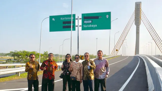 Jalan Tol Solo-Ngawi segmen Kartasura-Sragen telah resmi beroperasi mulai hari ini. (Foto: Kementeriaan BUMN)