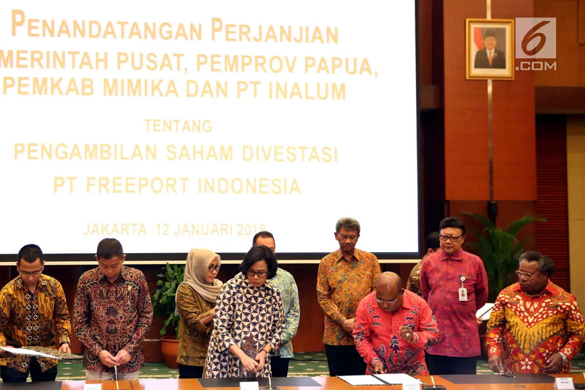 Pemda Papua Dapat 10 Persen Saham Freeport