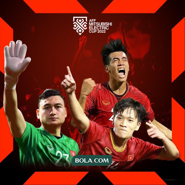 Piala AFF 2022 - Dang Van Lam, Nguyen Tien Linh, Nguyen Hoang Duc