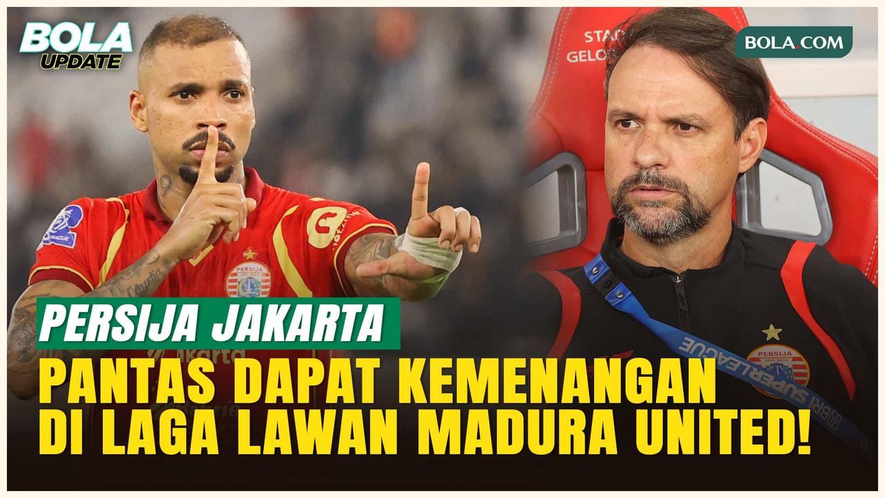 Komentar Mauricio Souza usai Persija Jakarta Taklukkan Madura United di Kandang